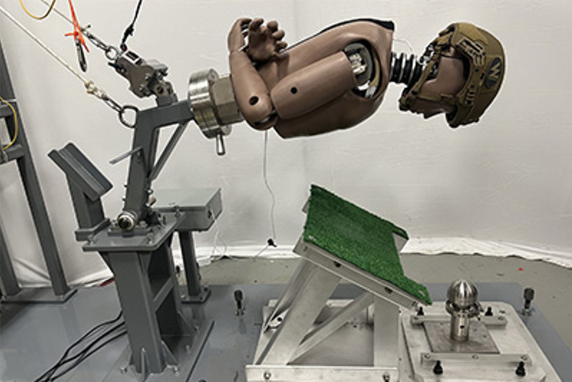 Human dummy test Rig