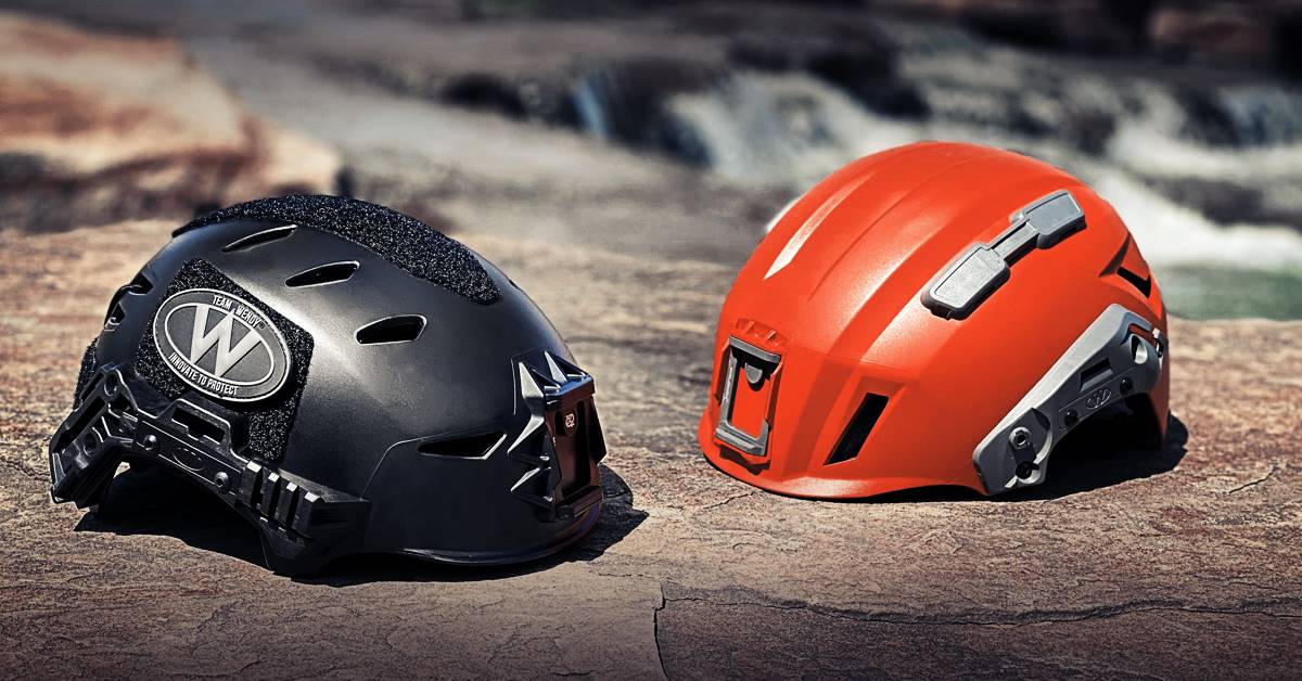 LTP and SAR Helmets on the ground