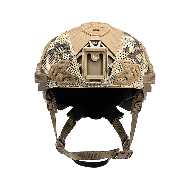 TW CARBON RAIL 3 MULTICAM HELMET COVER FRONT