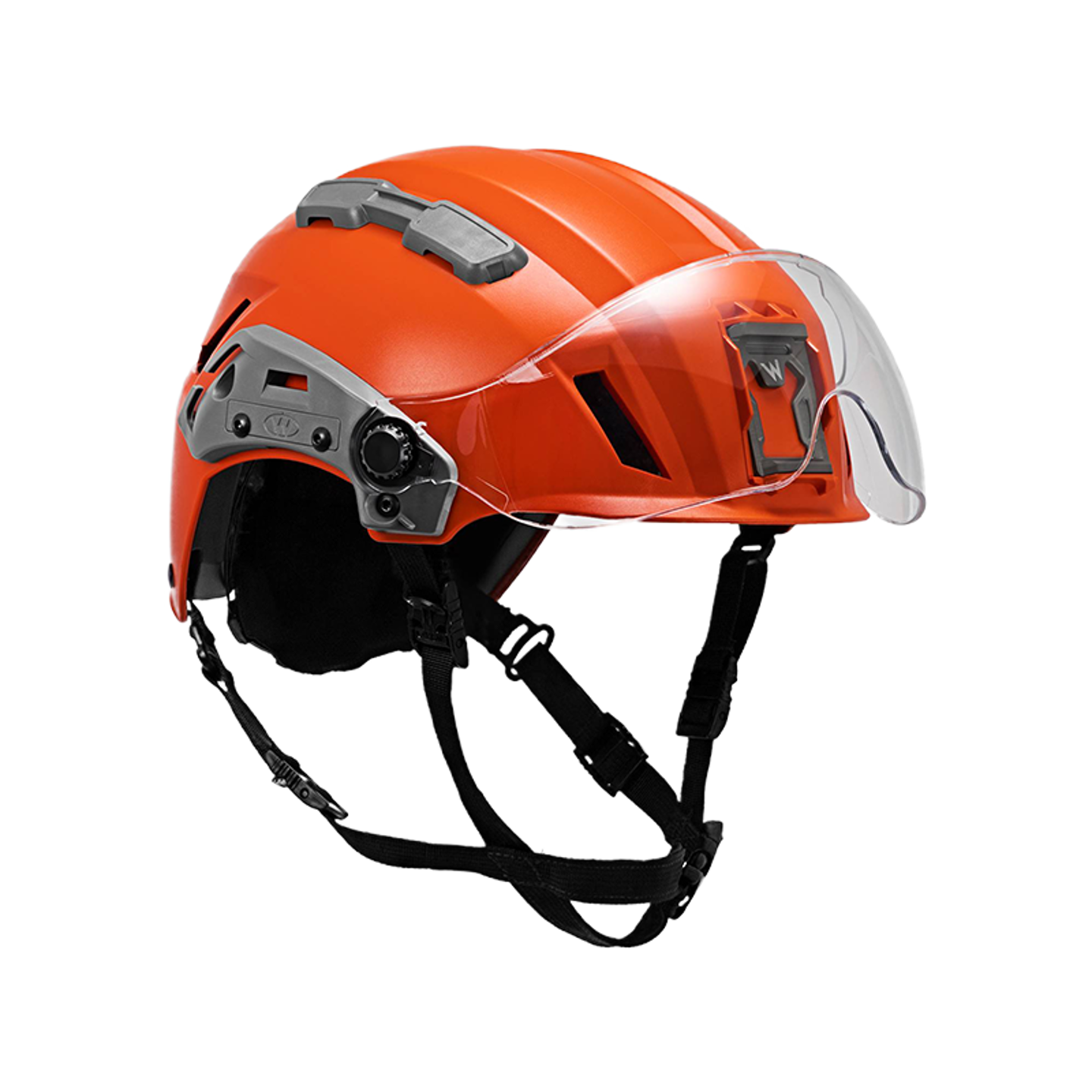 EXFIL SAR TACTICAL COAST GUARD ORANGE ANGLE VISOR UP