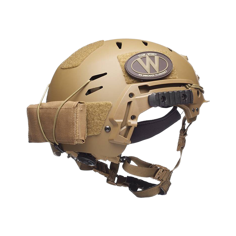 Counterweight Kit on Carbon Helmet 