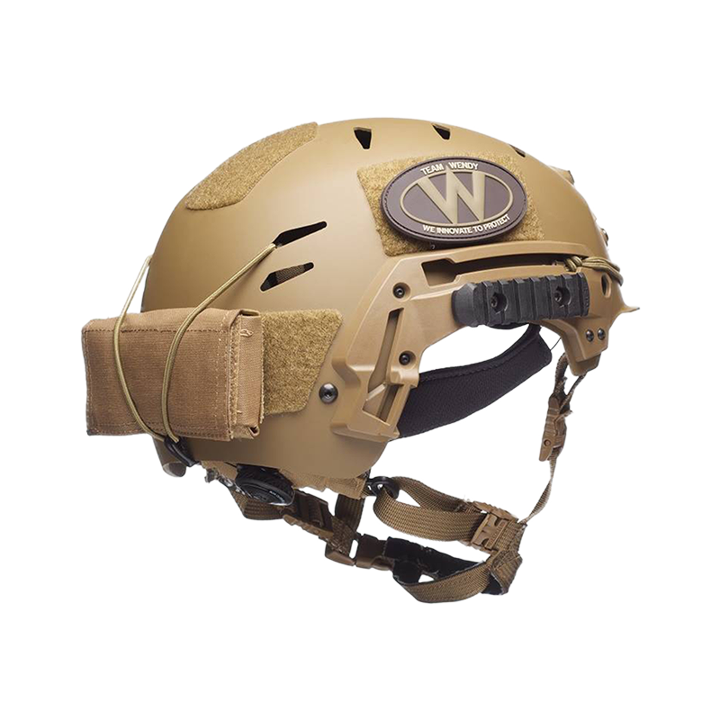 Counterweight Kit on Carbon Helmet