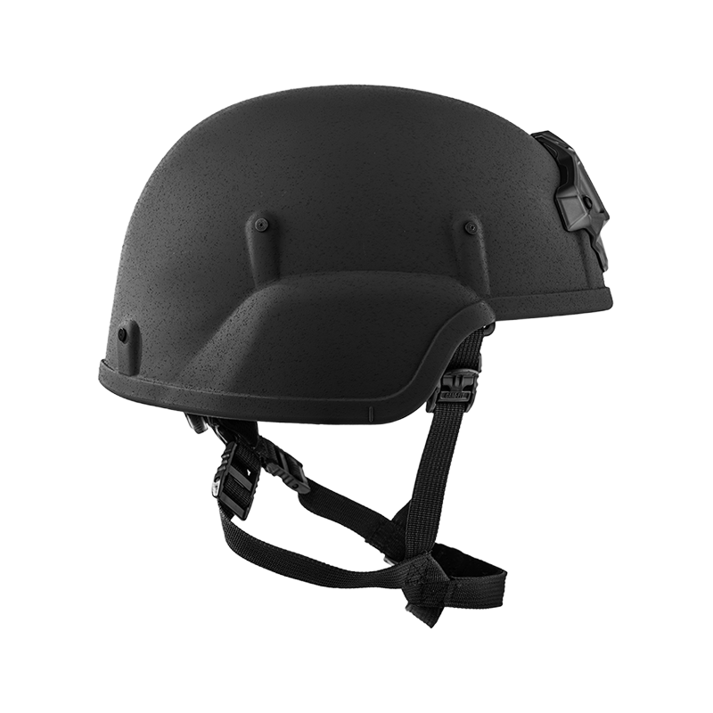 EPIC Responder Plus Full Cut Helmet in Black, side image