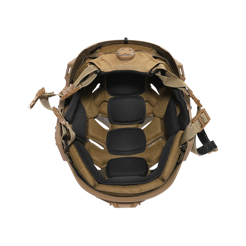 EXFIL Carbon Helmet in Coyote Brown Interior 