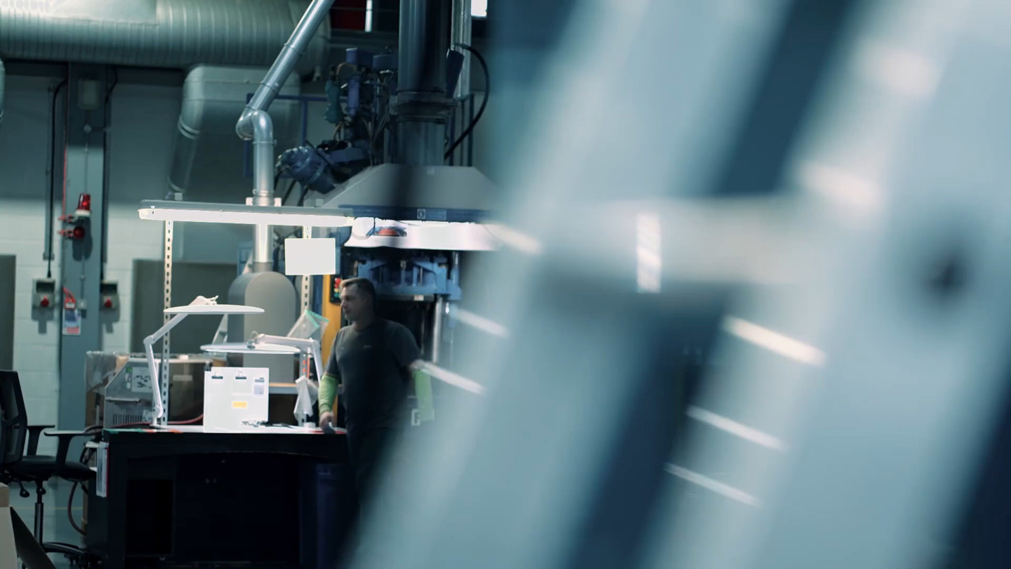 Image of man in a warehouse