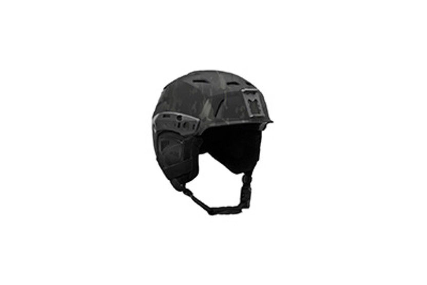 Image of M216 BACKCOUNTRY SKI SAR Helmet in  MULTICAM BLACK ANGLE