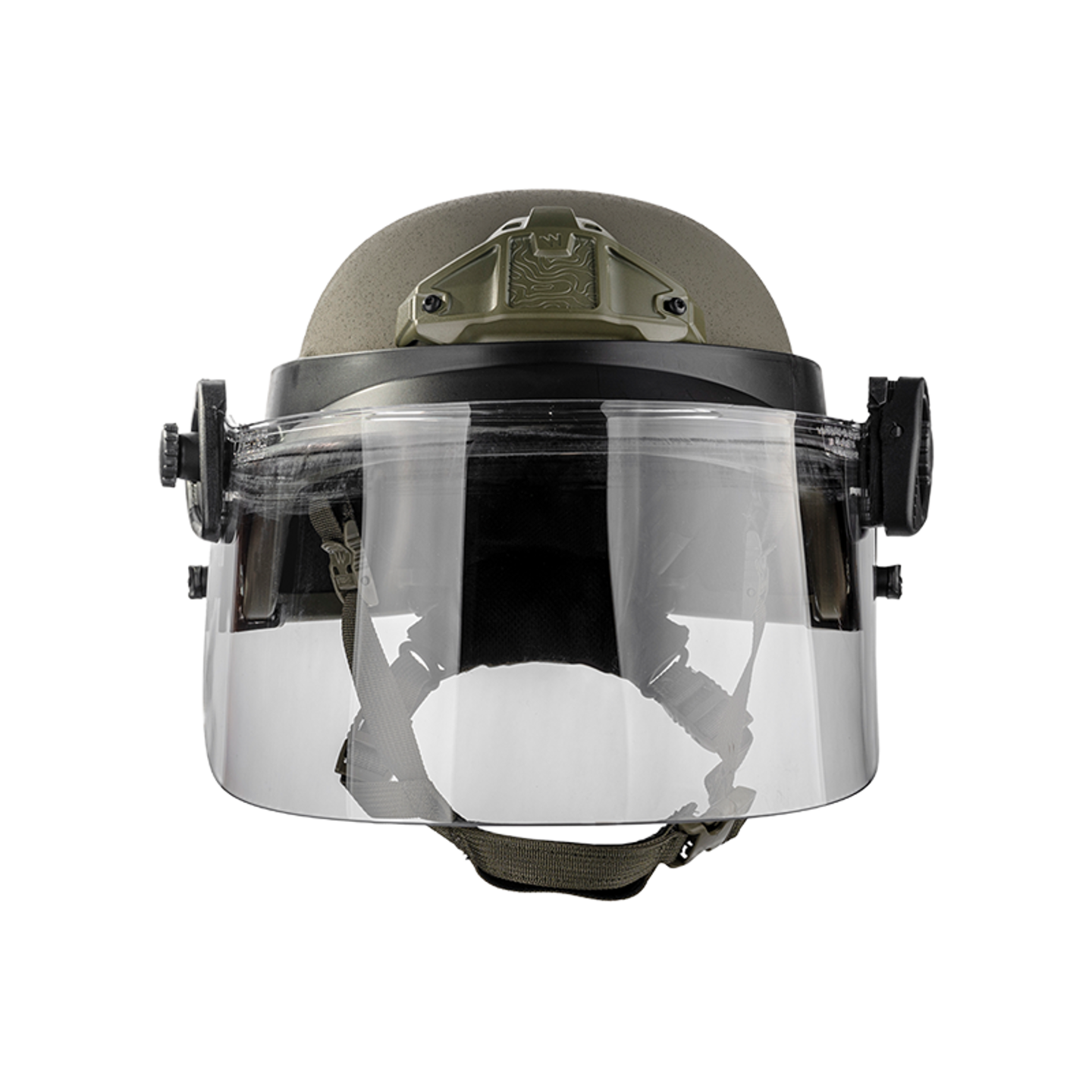 EPIC Responder Plus front angle with visor