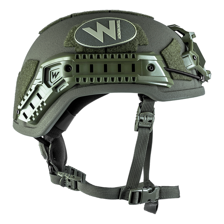 EPIC Specialist High Helmet in Green Right Side