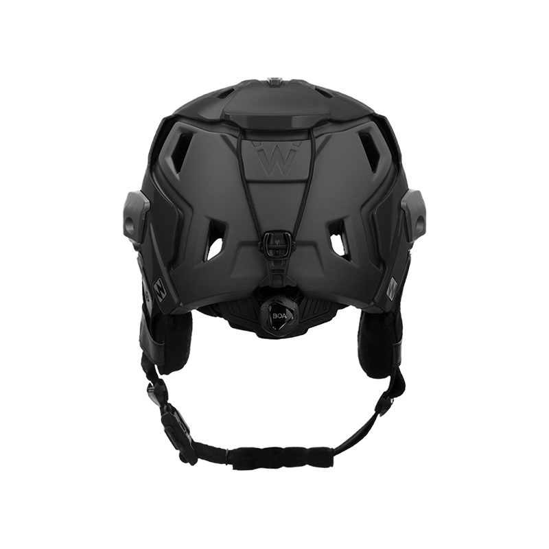 M216 BACKCOUNTRY SKI SAR Helmet in BLACK GRAY BACK