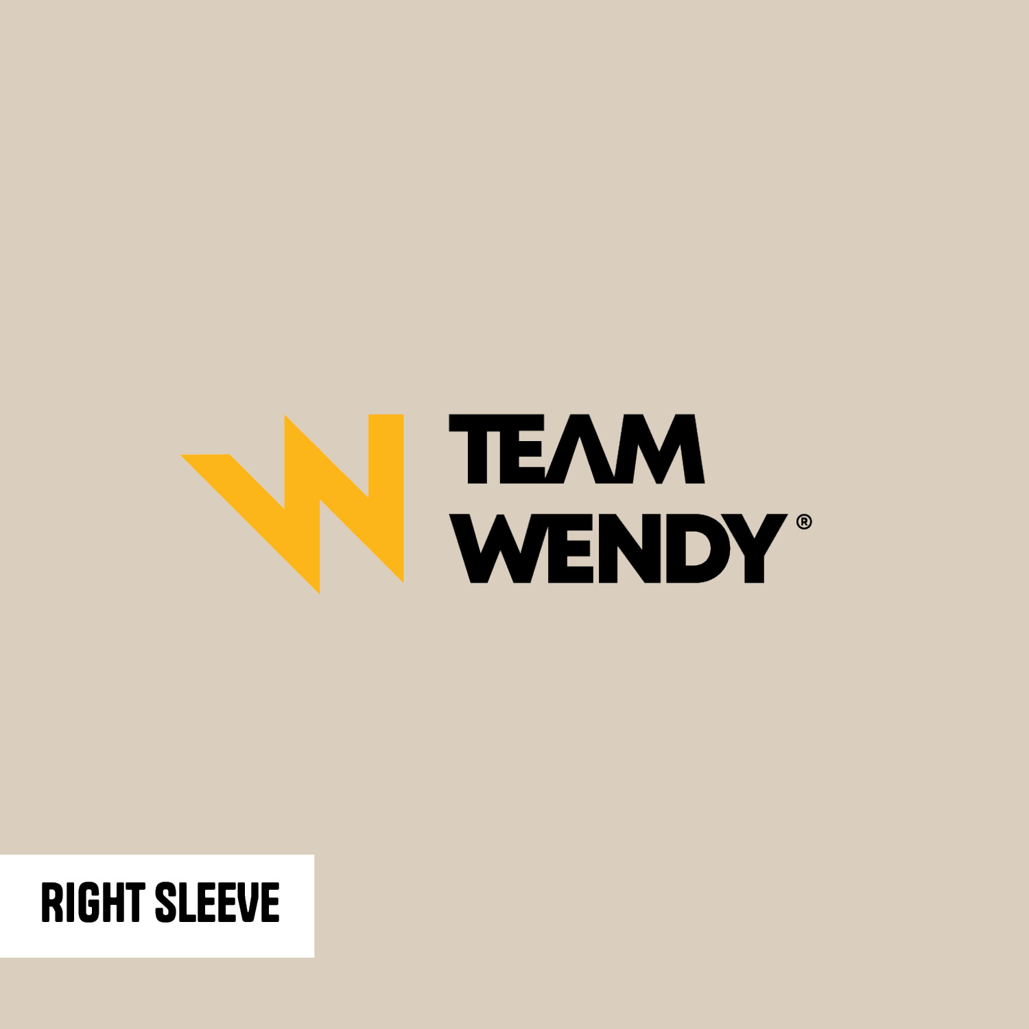 Team Wendy Logo on Tan background