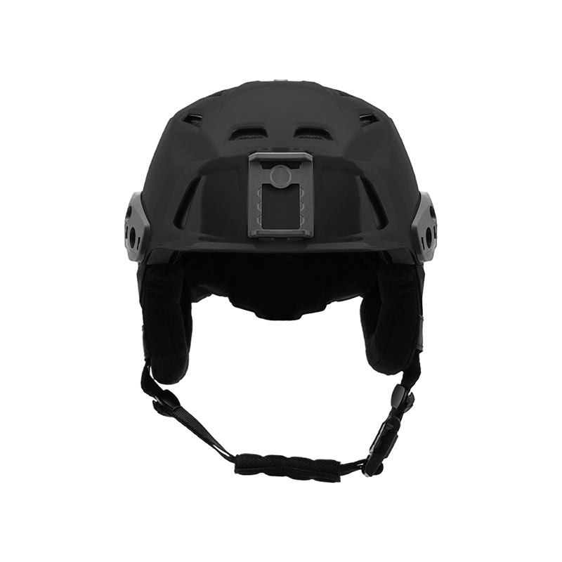 M216 BACKCOUNTRY SKI SAR Helmet in BLACK GRAY FRONT