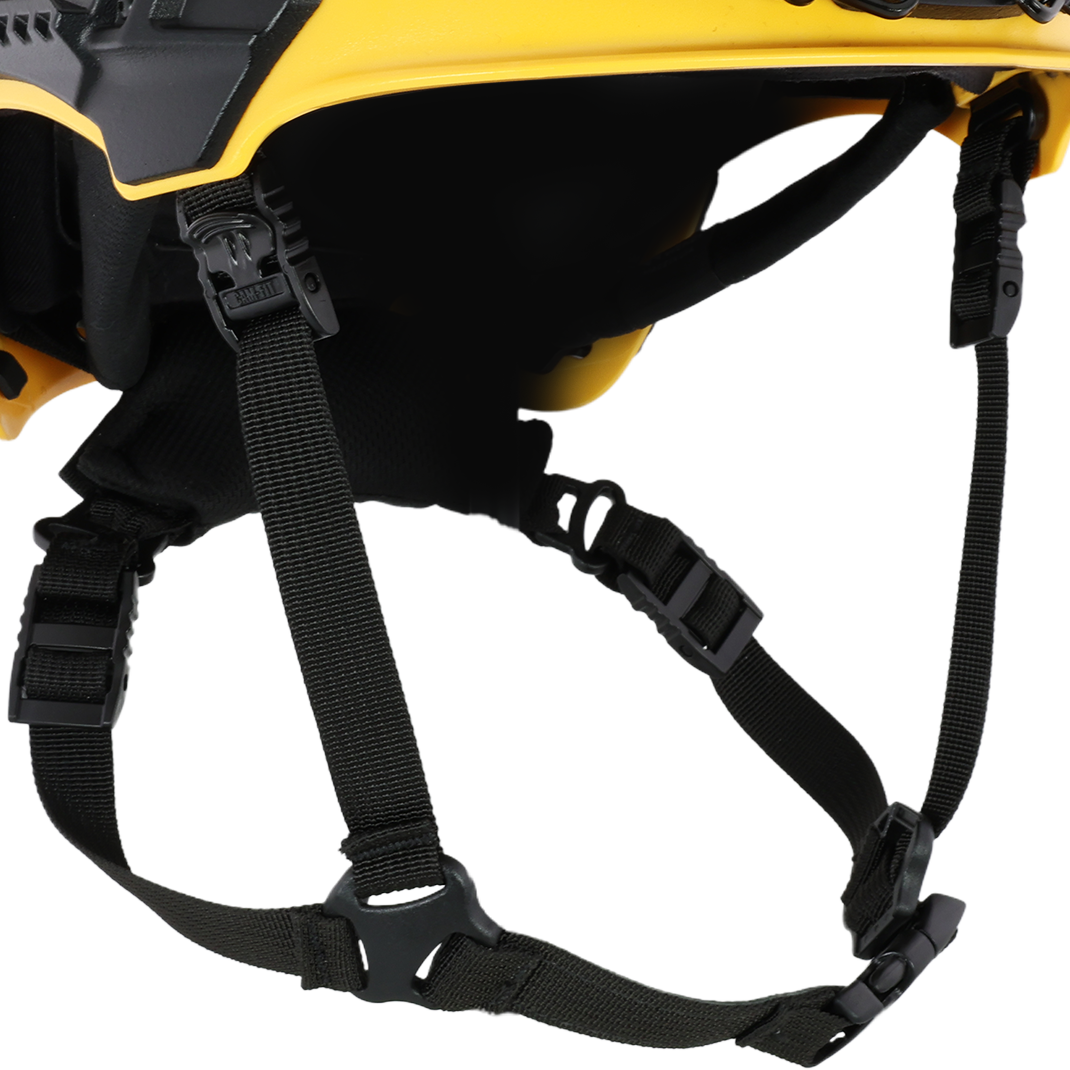 Close up view of the Team Wendy RECON Tactical CAM FIT Retention system