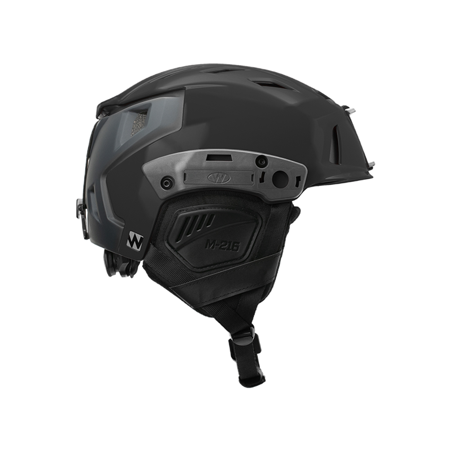 M216 BACKCOUNTRY SKI SAR Helmet in BLACK GRAY SIDE