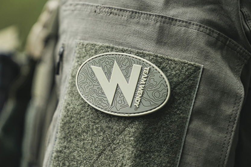 Close up of Team Wendy patch