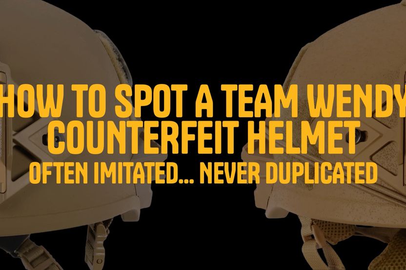 How to spot a Team Wendy Counterfeit Helmet