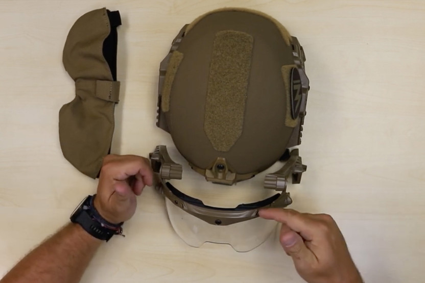 How To Install EXFIL Face Shield And Visor 