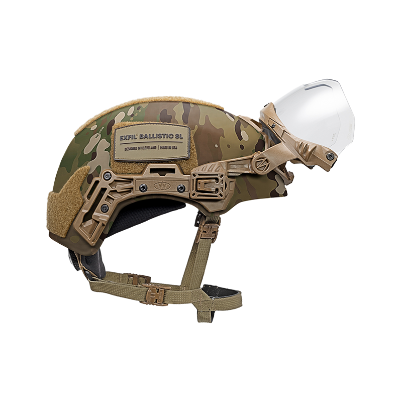 TW BALLISTIC SL MULTICAM VISOR SIDE UP