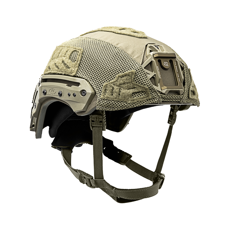 TW BALLISTIC RAIL 2 HELMET COVER RG RANGER GREEN ANGLE