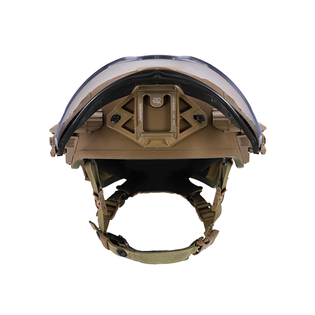 Team Wendy Coyote Brown Ballistic Helmet with Visor