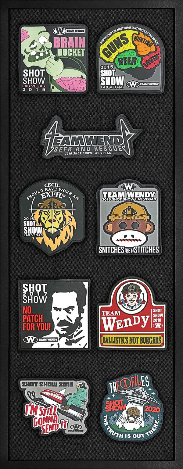 Selection of Team Wendy patches