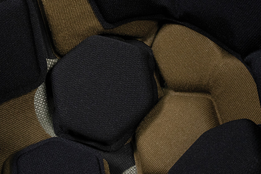 Close up of Cloudline helmet liner