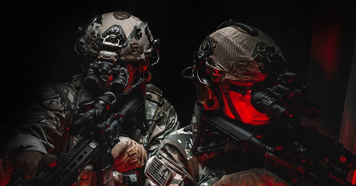 Men in Team Wendy helmets and tactical gear