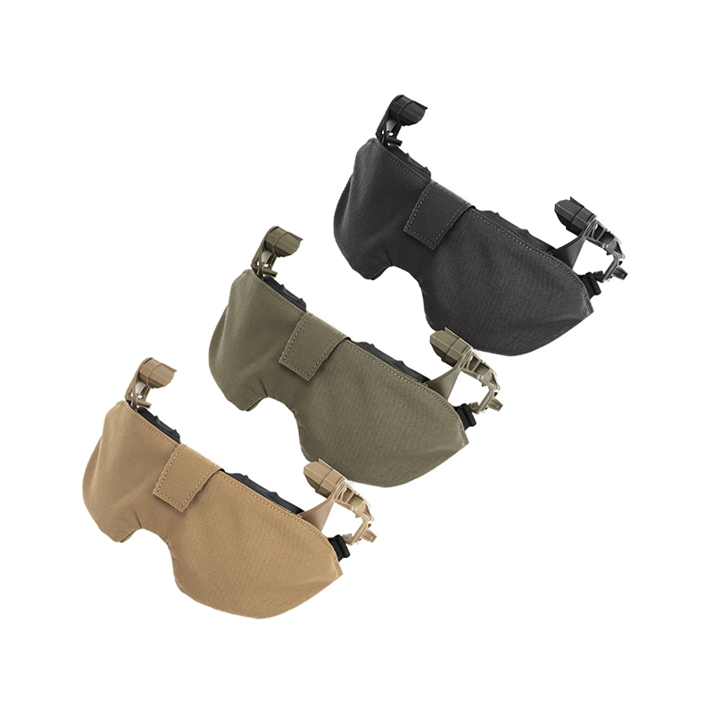 EXFIL Ballistic Visor Covers Installed