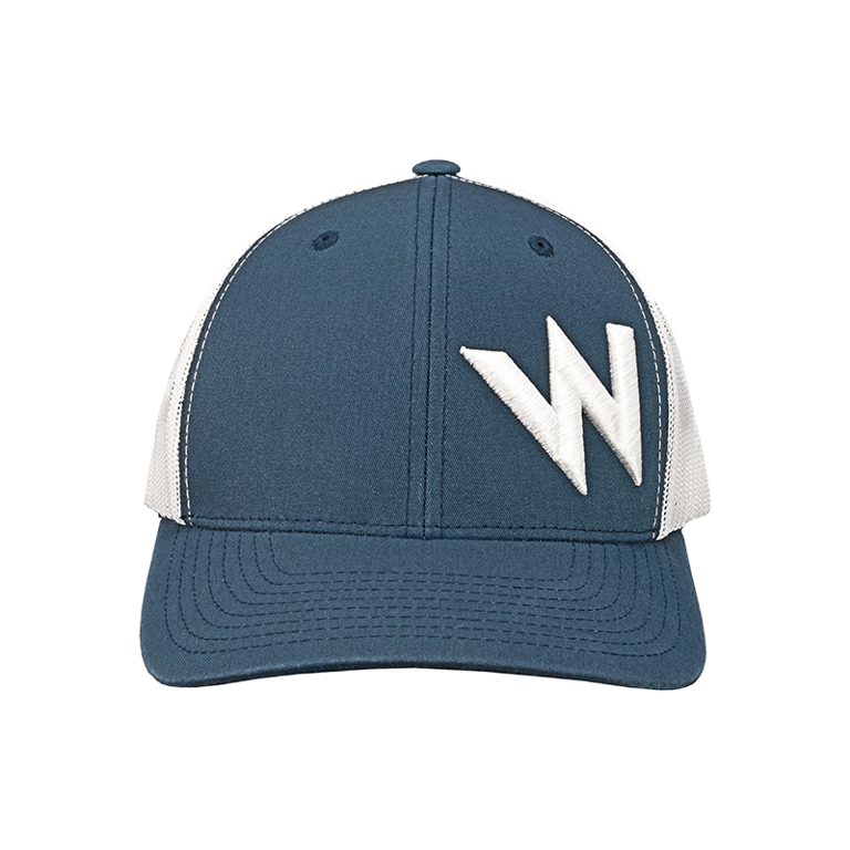 Navy White Hat Front
