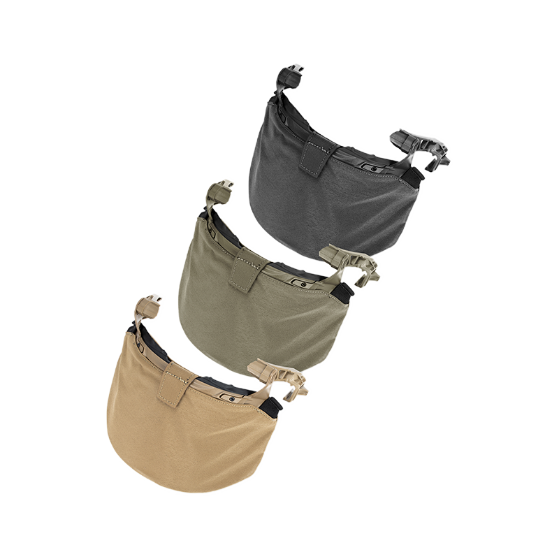 EXFIL Face Shield Covers Installed