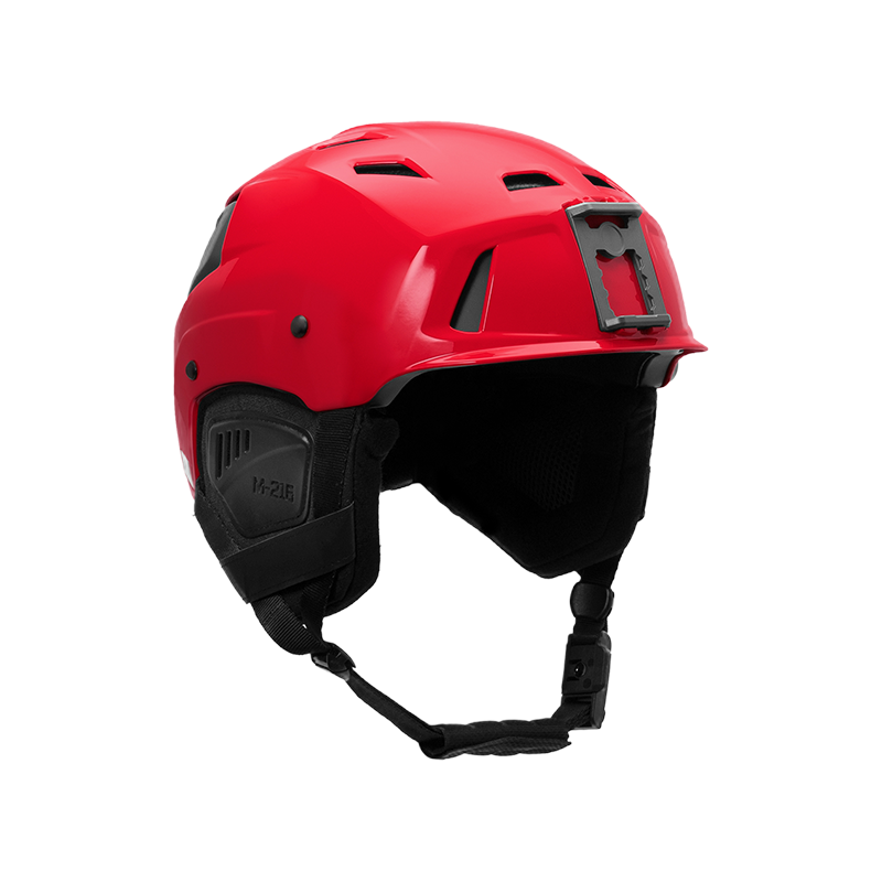 M216 SKI HELMET RED ANGLE