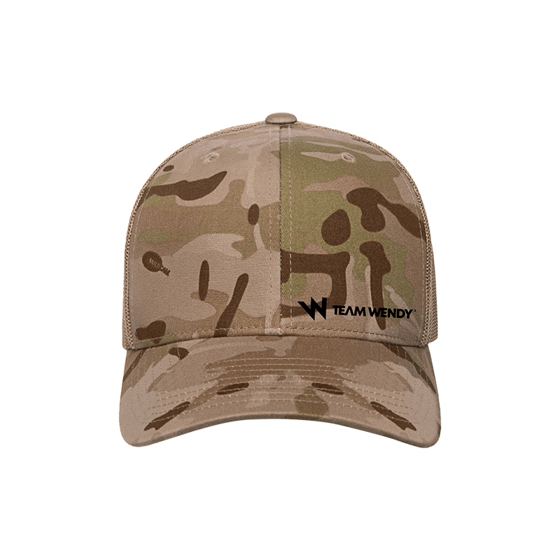 TW LOGO HAT MULTICAM ARID TAN FRONT