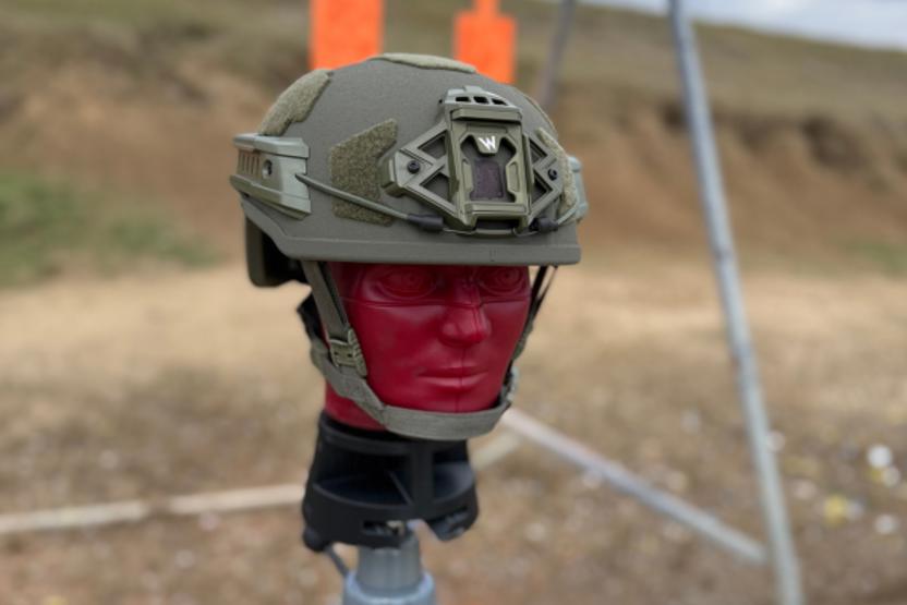 NOCSAE headform used in testing
