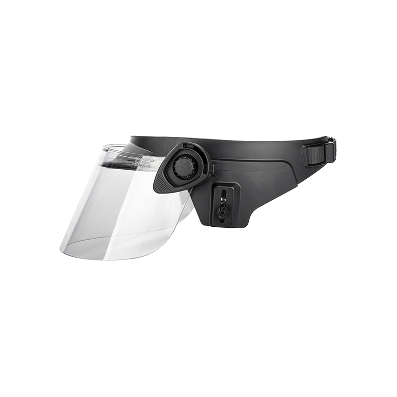 Paulson DK6H Face Shield from a side angle