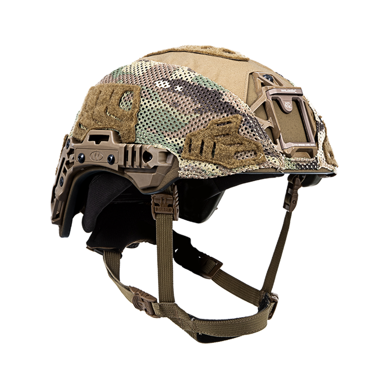 TW BALLISTIC SL HELMET COVER CB MULTICAM ANGLE