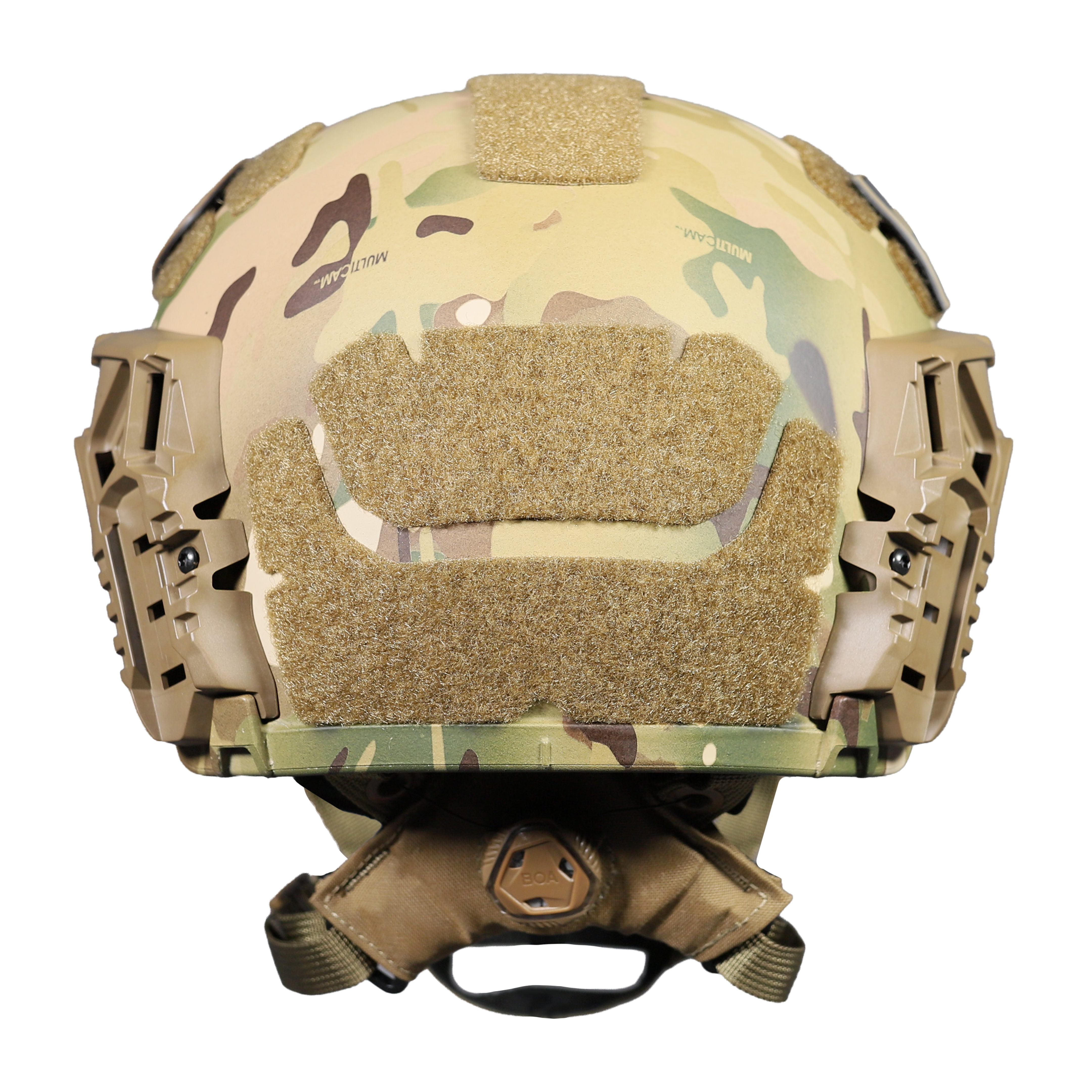 Back of the Camouflage Team Wendy Rifletech Helmet