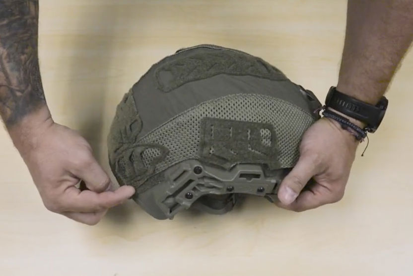 Como instalar uma capa balística para capacete d EXFIL