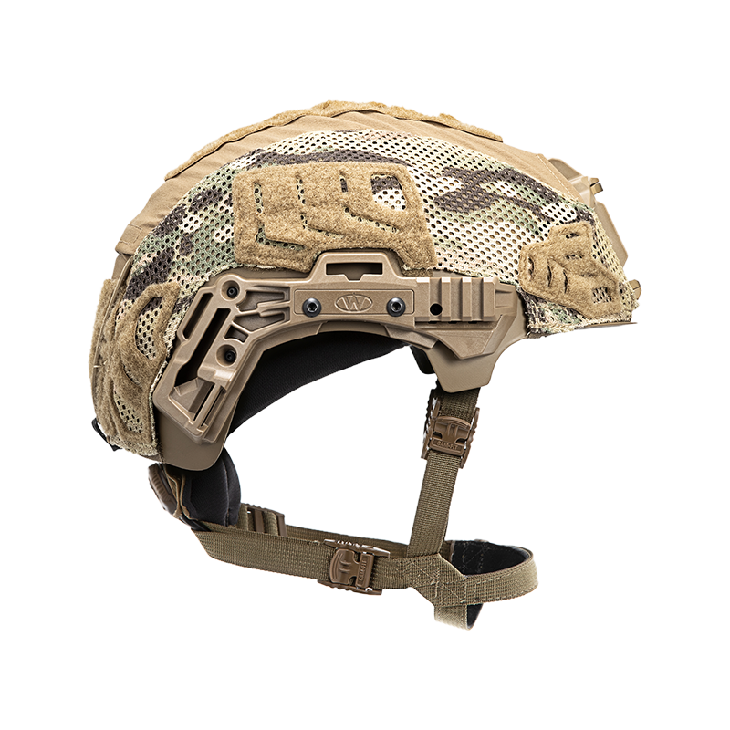 TW CARBON RAIL 3 MULTICAM HELMET COVER SIDE