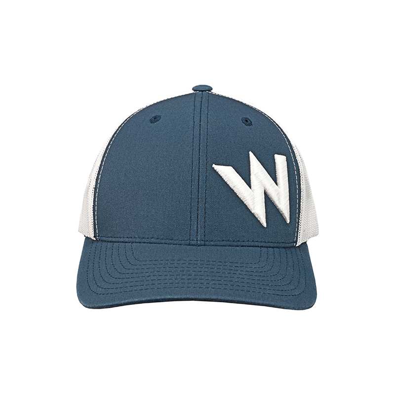 Navy White Hat Front