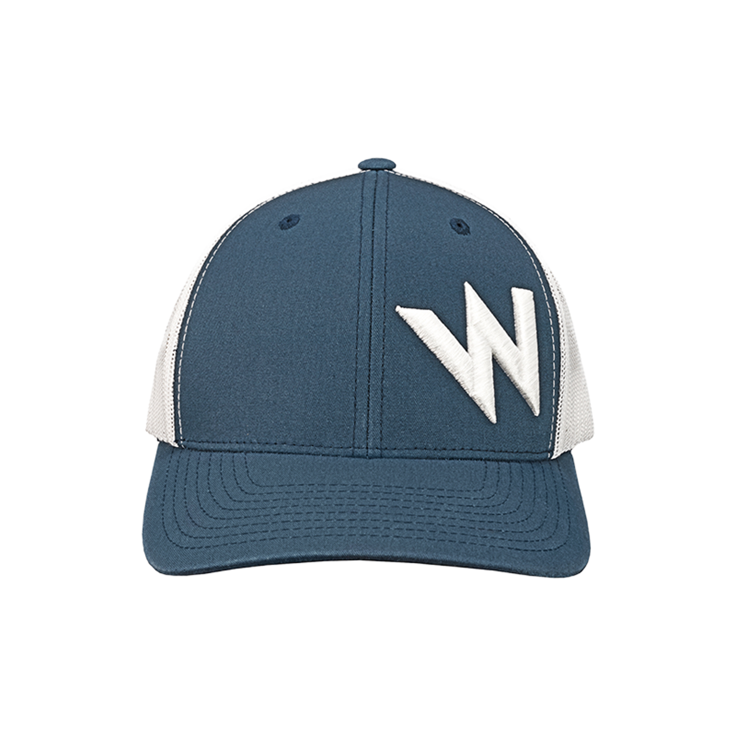 Navy White Hat Front